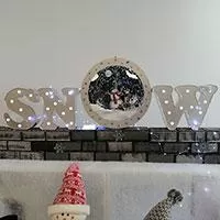 Kliknite za detalje - Velika novogodišnja svetleća dekoracija 196cm Dream
