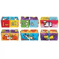 Kliknite za detalje - KSKIDS Kocke ŽIVOTINJE - Match and Sound Blocks - Animals - KA10755