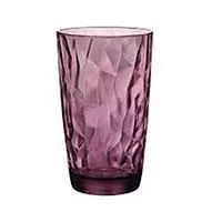 Kliknite za detalje - Bormioli Rocco čaša za sok Diamond cooler ljubičasta 47cl 3u1 350270 