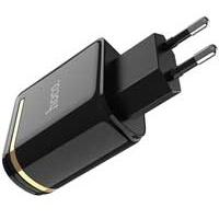 Kliknite za detalje - Zidni USB punjač Hoco C39A dual-port Black