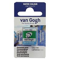 TALENS Van Gogh Water Colour Pan - Akvarel boja u panu PERMANENTNO ZELENA 13g  687662