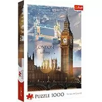 Kliknite za detalje - Trefl puzzle London u zoru 1000 komada