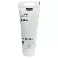 Kliknite za detalje - PEBEO Studio Acrylics High Viscosity - Akrilna boja - Titanium White 11 - 100ml 661011