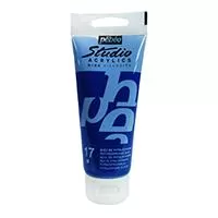 Kliknite za detalje - PEBEO Studio Acrylics High Viscosity - Akrilna boja - Phthalocyanine Blue 17 - 100ml 661017