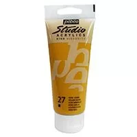 Kliknite za detalje - PEBEO Studio Acrylics High Viscosity - Akrilna boja - Yellow Ochre 27 - 100ml 661027