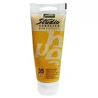 Kliknite za detalje - PEBEO Studio Acrylics High Viscosity - Akrilna boja - Venice Yellow 35 - 100ml 661035
