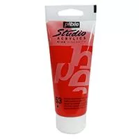 Kliknite za detalje - PEBEO Studio Acrylics High Viscosity - Akrilna boja - Dark Cadmium Red Hue 53 - 100ml 661053