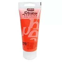 Kliknite za detalje - PEBEO Studio Acrylics High Viscosity - Akrilna boja - Orange 370 - 100ml 661170