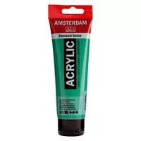 Kliknite za detalje - TALENS Amsterdam All Acrylics Standard Series - Akrilna boja Emerald Green 615 120ml 680615