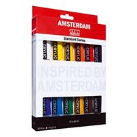 Kliknite za detalje - TALENS Amsterdam All Acrylics Standard Series - Intro Set II - Akrilne boje 12x20ml 680922