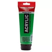 Kliknite za detalje - TALENS Amsterdam All Acrylics Standard Series - Akrilna boja Permanent Green Light 618 250ml 681618