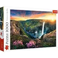 Kliknite za detalje - Trefl puzzle Vodopad Haifoss 2000 delova
