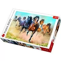Kliknite za detalje - Trefl puzzle Krdo konja u galopu 2000 delova