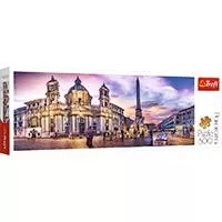 Kliknite za detalje - Trefl puzzle Panorama Piazza Navona Rim 500 delova
