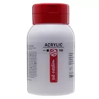 Kliknite za detalje - TALENS Art Creation Acrylic Colour Tube - Akrilna boja Titanium White 105 750ml 694105