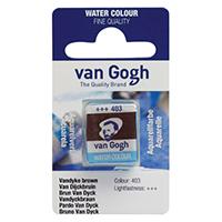 TALENS Van Gogh Water Colour Pan - Akvarel boja u panu VANDAJK BRAON 13g 687403
