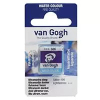 Kliknite za detalje - TALENS Van Gogh Water Colour Pan - Akvarel boja u panu ULTRAMARIN TAMNI 13g 2 komada 687506