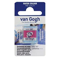 TALENS Van Gogh Water Colour Pan - Akvarel boja u panu PERMANENTNO CRVENO LJUBIČASTA 13g 687567