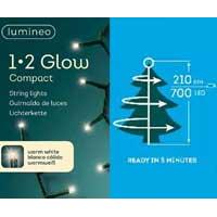 Kliknite za detalje - Lumineo Novogodišnje stepenaste LED lampice 1-2-glow Compact 7 nivoa 700 LED 49.5402
