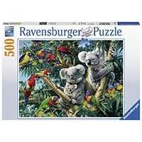 Kliknite za detalje - Ravensburger Puzzle 500 delova - Koale na drvetu 14826