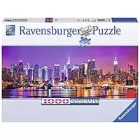 Kliknite za detalje - Ravensburger Puzzle 1000 delova - Panorama - Svetla Menhetna 15078