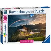 Kliknite za detalje - Ravensburger Slagalica 1000 delova - Lepi predeli - Duga iznad Maču Pikču, Peru 15158