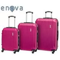 Kliknite za detalje - Set ABS kofera Enova Sevilla Pink 55cm-65cm-75cm 514240