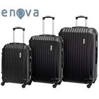 Kliknite za detalje - Set ABS kofera Enova Sevilla Black 55cm-65cm-75cm 514240