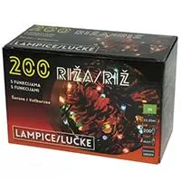 Kliknite za detalje - Novogodišnje lampice - riža 200 lampica sa funkcijama