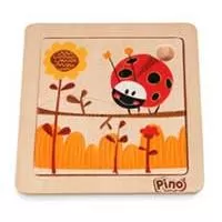 Kliknite za detalje - Pino Toys Drvena slagalica Bubamara