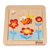 Kliknite za detalje - Pino Toys Drvena slagalica Pčelica