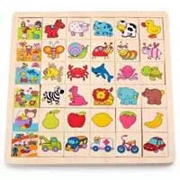 Kliknite za detalje - Pino Toys Tematska drvena slagalica 3910