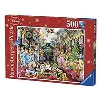 Kliknite za detalje - Ravensburger Puzle 500 delova - Diznijev novogodišnji voz 14739