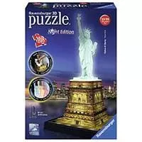 Kliknite za detalje - Ravensburger 3D Puzle - Statua slobode sa osvetljenjem 12596