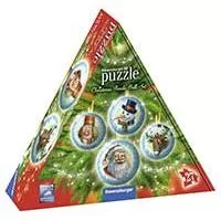 Kliknite za detalje - Novogodišnji ukrasi od puzli - 6 komada - Ravensburger 11678