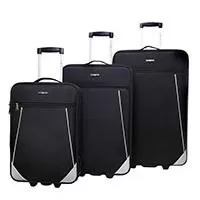 Kliknite za detalje - Enova Putni koferi - komplet - 53/63/73cm - Malaga Black 519140