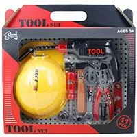 Kliknite za detalje - Tool Set - Kofer sa dečijim alatom, bušilicom i kacigom 50195