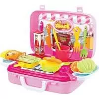 Kliknite za detalje - Dečiji Kuhinjski set u koferu Luna Toys 621079