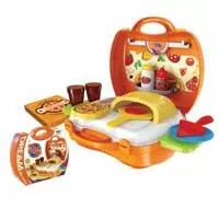 Kliknite za detalje - Dečiji pizza set u koferu Luna Toys 64463