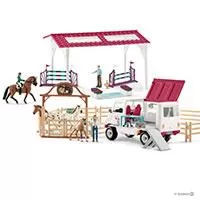 Kliknite za detalje - Schleich Figure Konji - Pripreme za veliki turnir 72140