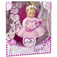 Kliknite za detalje - BAMBOLINA Lutka koja priča MOLLY BALERINA 40cm 100 reči - srpski DI1338