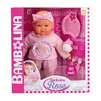 Kliknite za detalje - BAMBOLINA Lutka koja priča ROSE 38cm 50 reči DI360BD