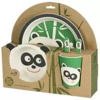 Kliknite za detalje - BigBamBoo Dečiji set za jelo Panda 5 delova