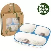 Kliknite za detalje - BigBamBoo Dečije činije sa pregradama Happy Jungle Set 2 komada