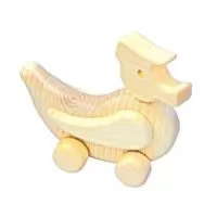 Kliknite za detalje - PIKA PAU Drvena igračka Patka