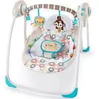 Kliknite za detalje - Bright Starts Ljuljaška za bebe Petite Jungle 11134