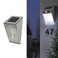 Solarna zidna lampa sa senzorom pokreta