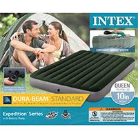 Kliknite za detalje - Intex 64779 Dura-Beam Standard Prestige Downy Krevet Na Naduvavanje 152x203x25 cm Sa Pumpom Na Baterije