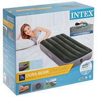 Intex Jr. 64760 Dura-Beam Standard Downy Krevet Na Naduvavanje 76x191x25 cm Sa Nožnom Pumpom