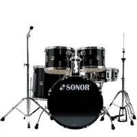 Kliknite za detalje - Sonor Force507 Studio Black 20in - Set Bubnjeva